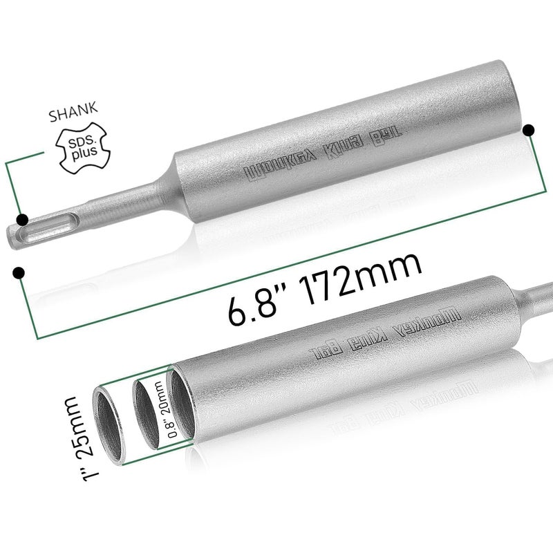 Monkey King Bar -SDS Plus Bits -5/8" and 3/4" Diameter Ground Rod Driver Use for SDS Plus Hammer Drills Bits - Image 2